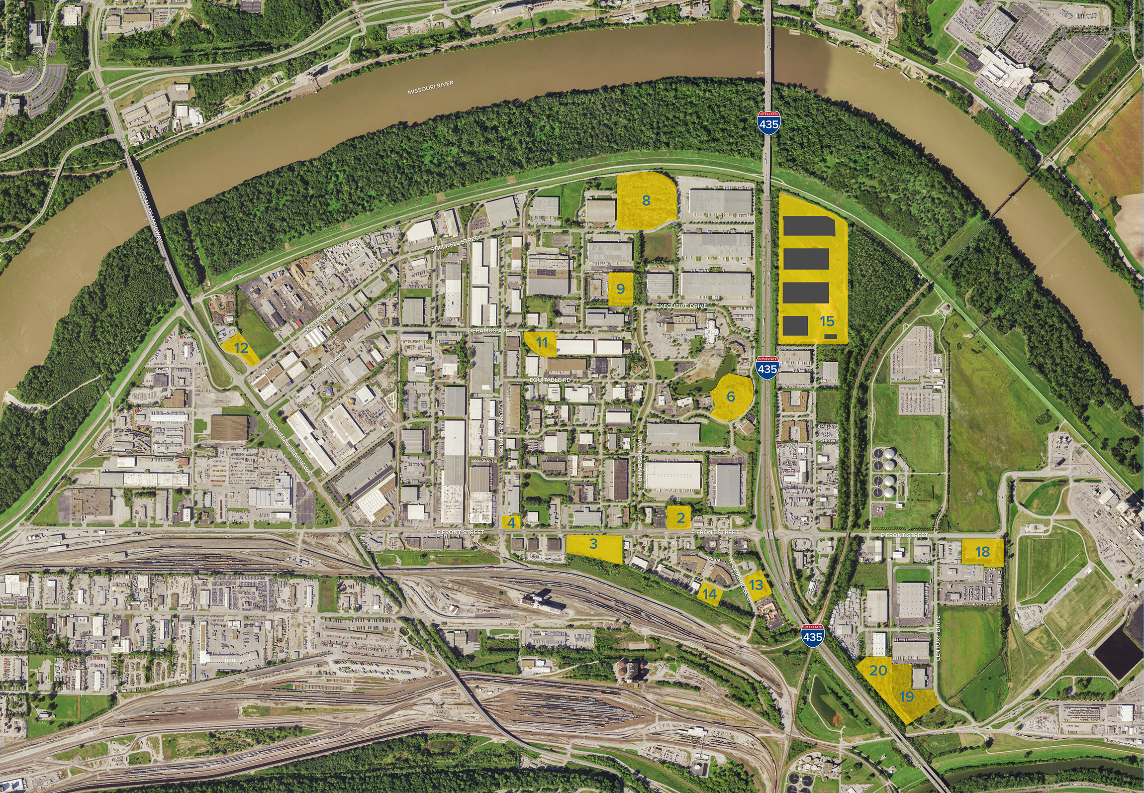 Executive Park map overview
